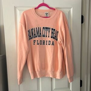 Panama City Beach Florida Peach Sweater